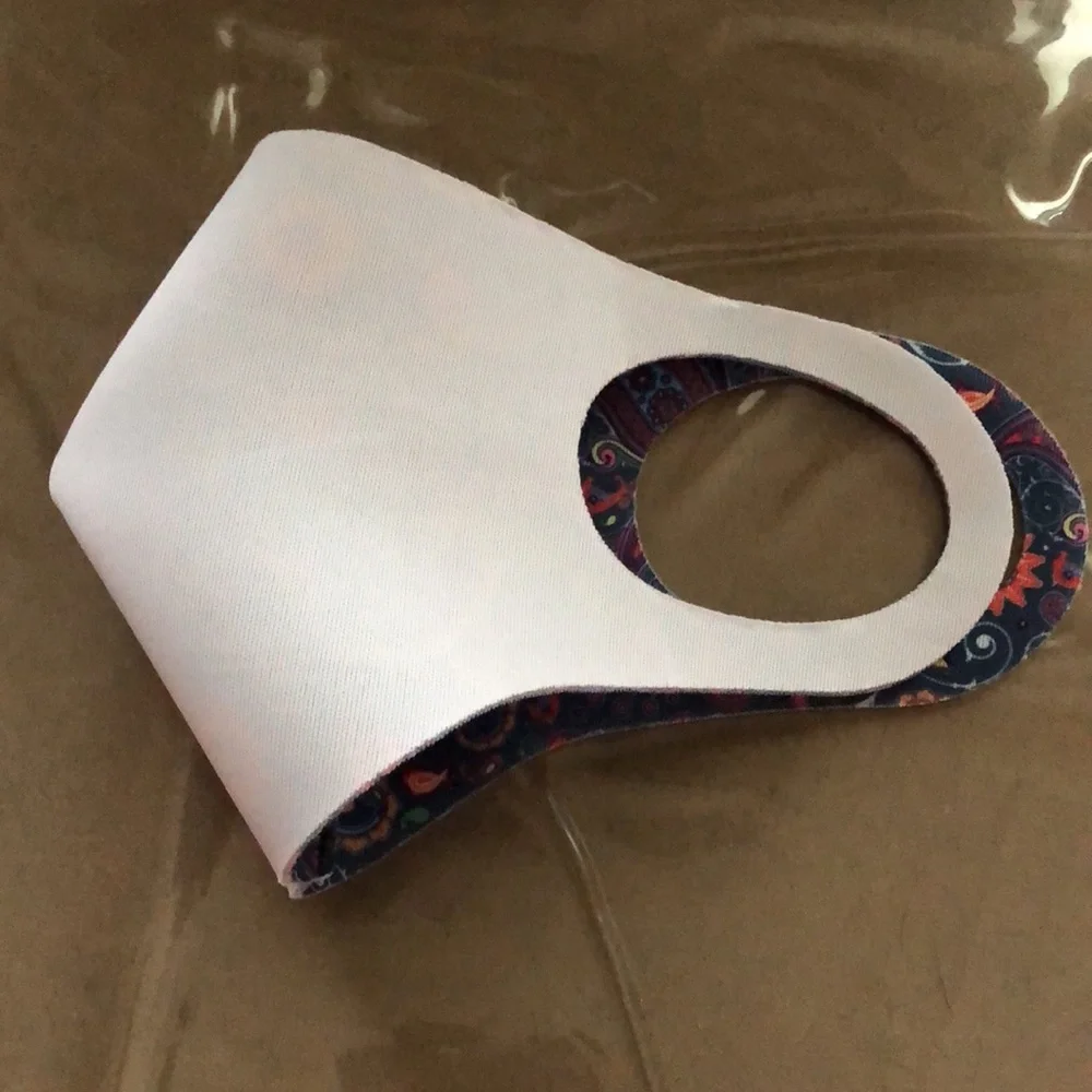 Blue Paisley Mask